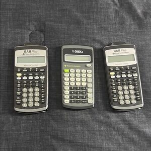 Texas Instruments 3 Pack Calculator for College/University Students